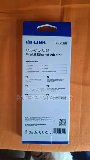 Lb-Link USB-C to Rj45 Female Gigabit Ethernet Adapter Bl-C100g