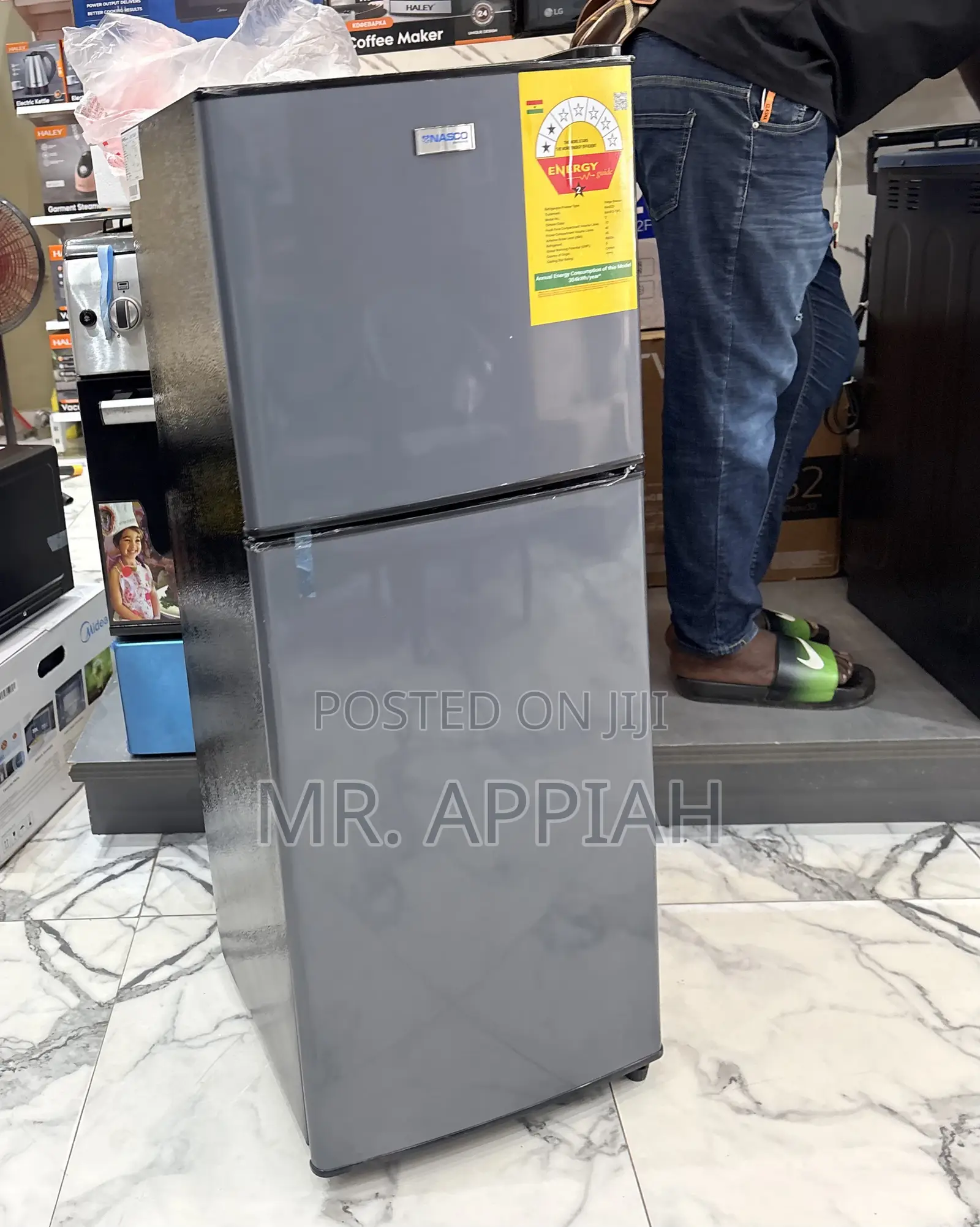 Super Reliable Nasco Top Freezer Fridge(Nasd2-13fl)112L