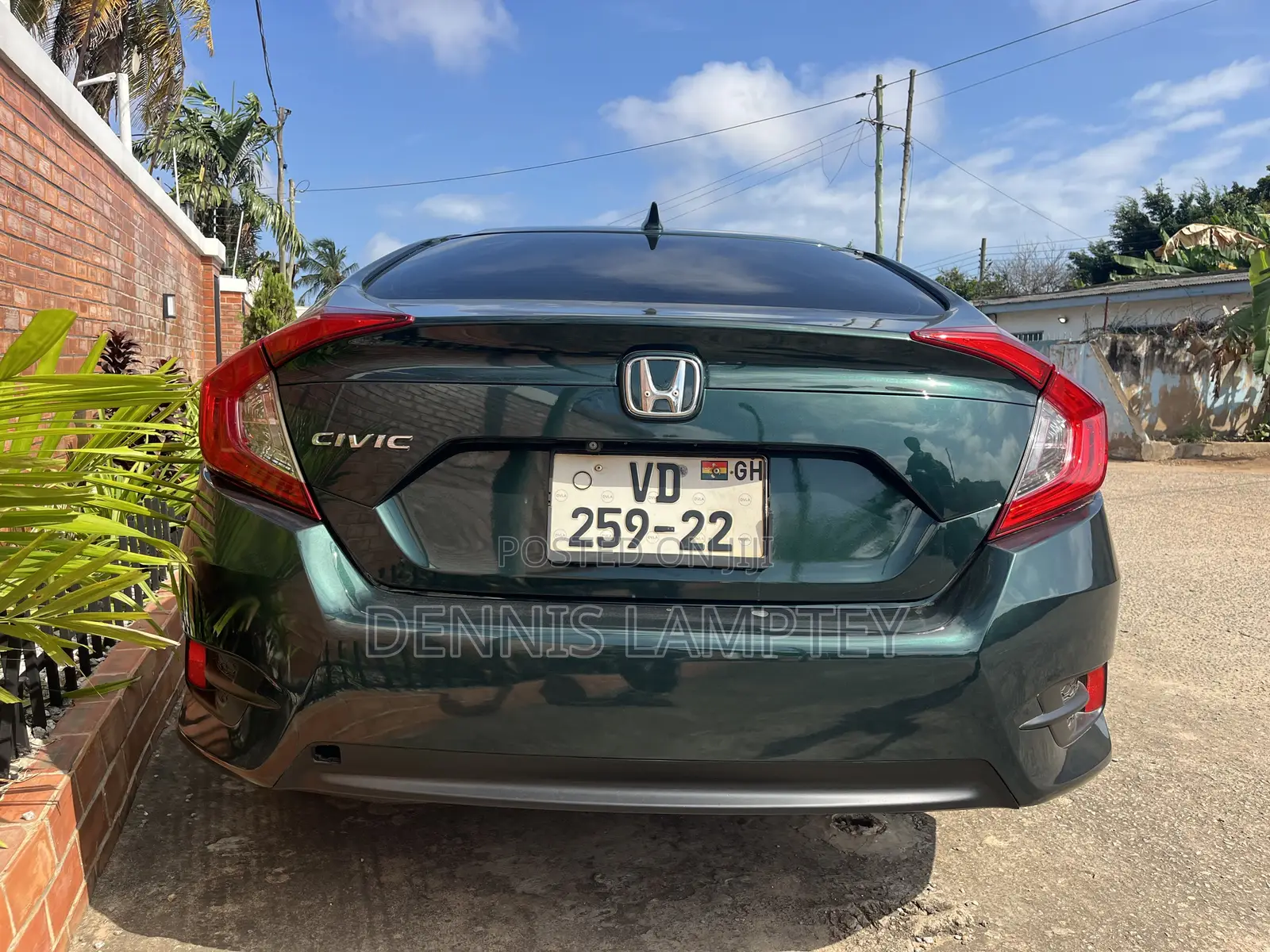 Honda Civic 2018 Green