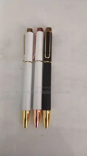 Metallic Executive Pens for Printing and Engraving