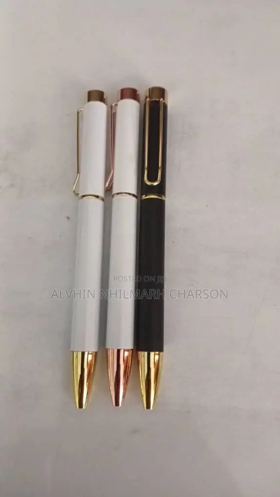 Metallic Executive Pens for Printing and Engraving
