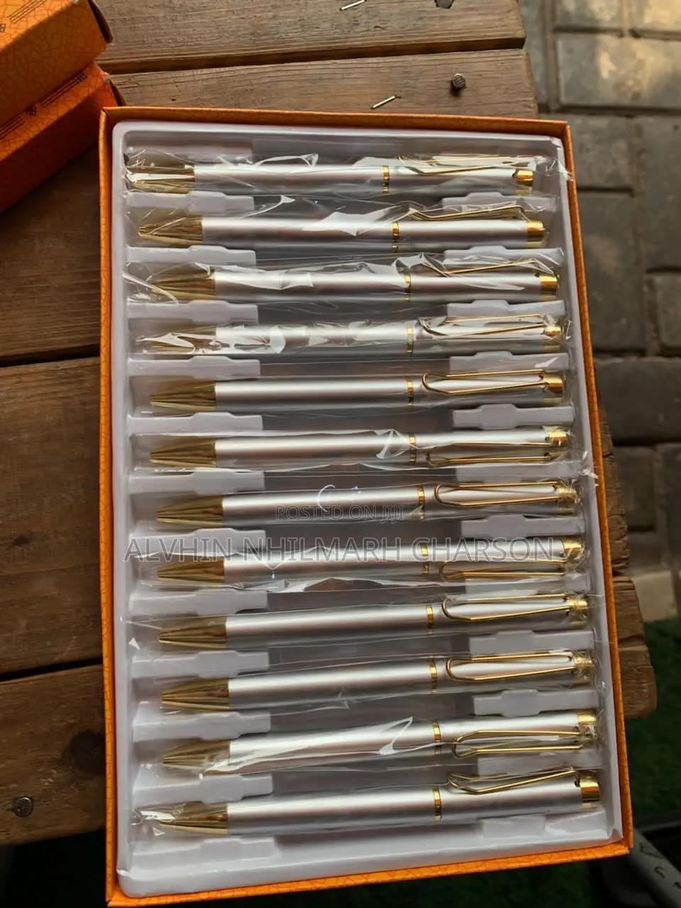Metallic Executive Pens for Printing and Engraving