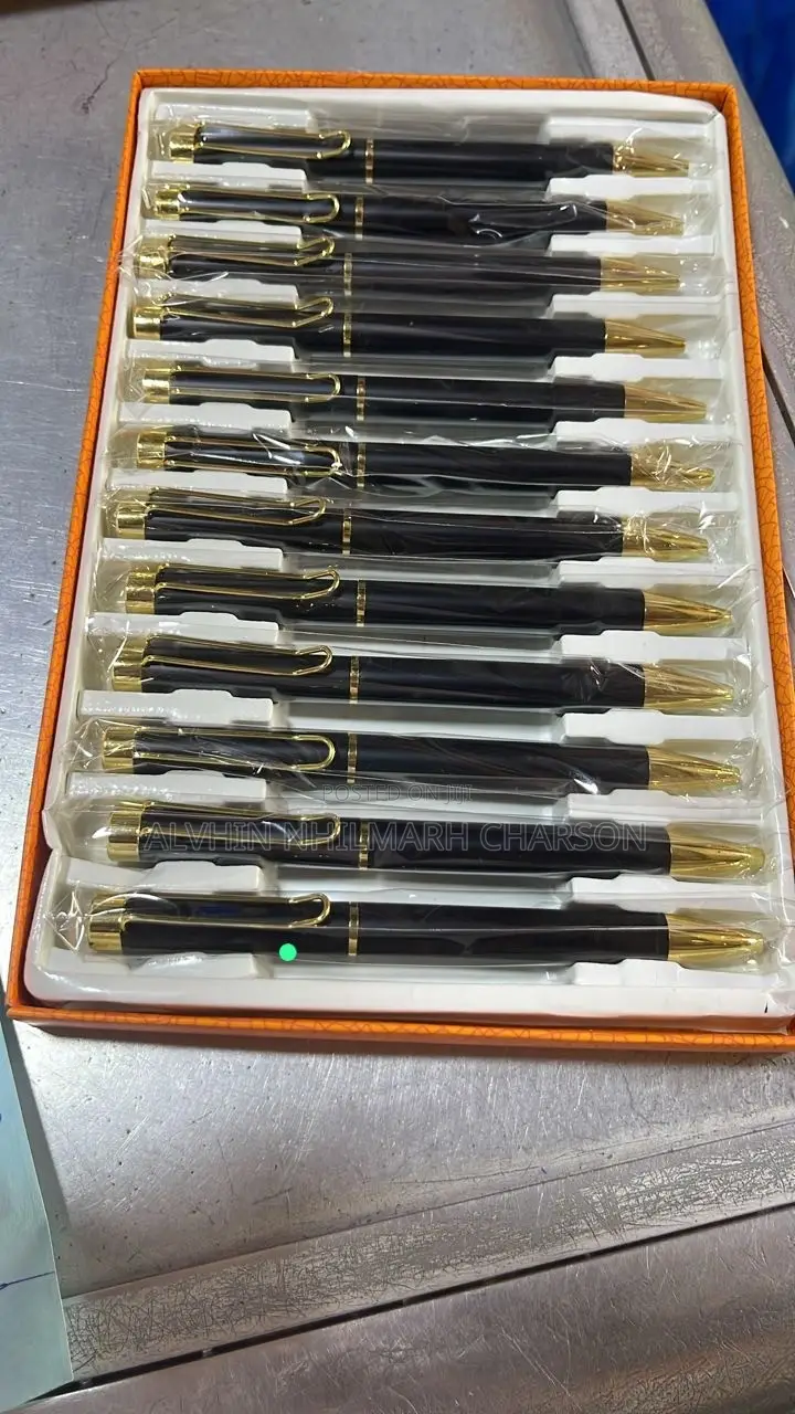 Metallic Executive Pens for Printing and Engraving