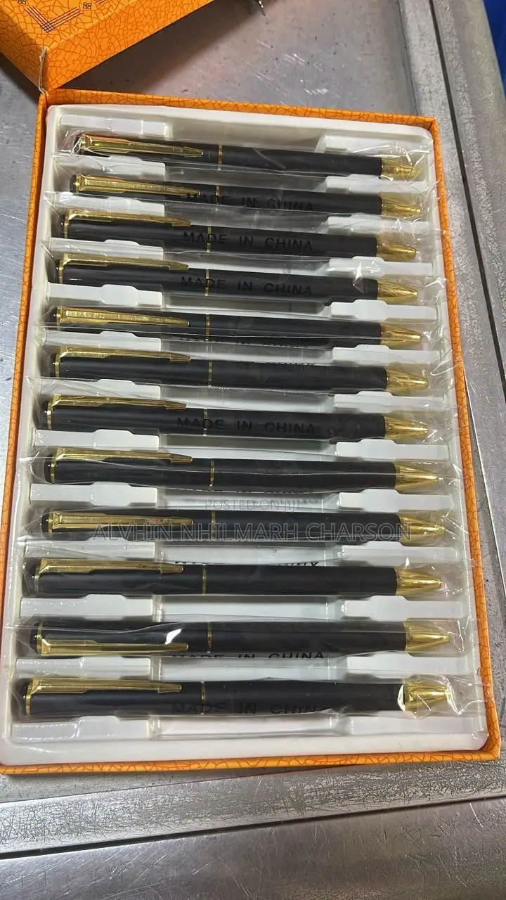 Metallic Executive Pens for Printing and Engraving