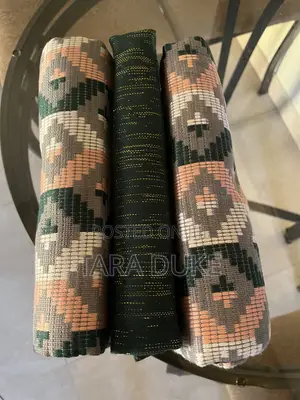 3-Piece Geometric Woven Fabric Bundle
