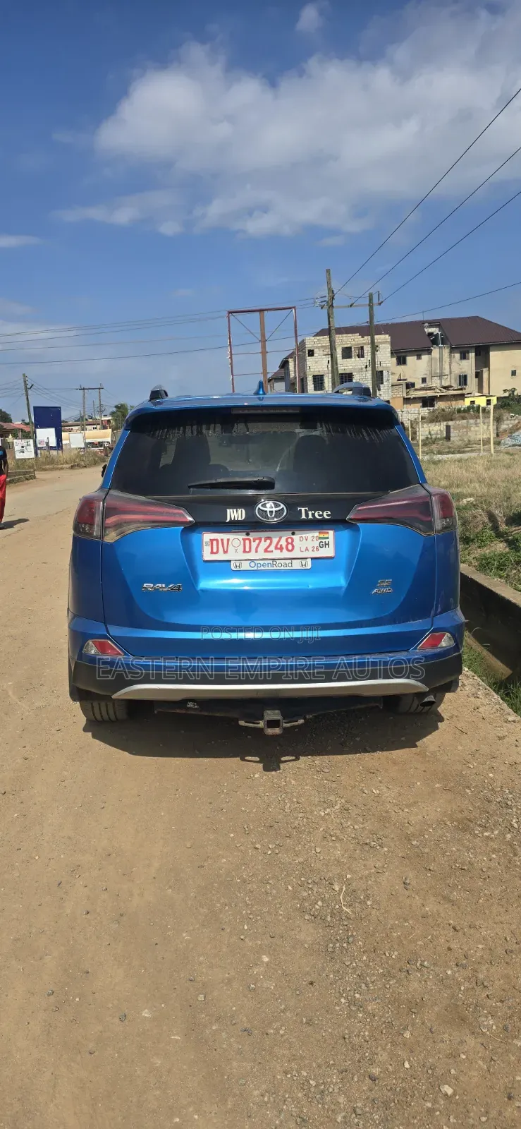Toyota RAV4 SE AWD (2.5L 4cyl 6A) 2017 Blue