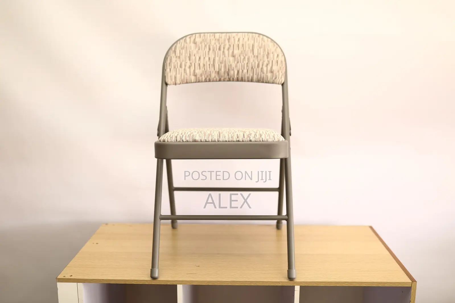 Padded Upholstered Folding Chair