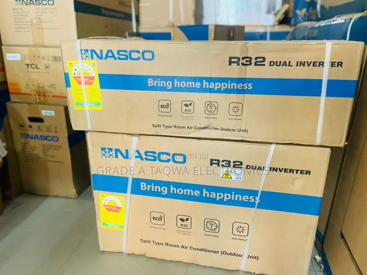 10 KG Weight Nasco Split-Type 1.5hp Inverter Air Condition