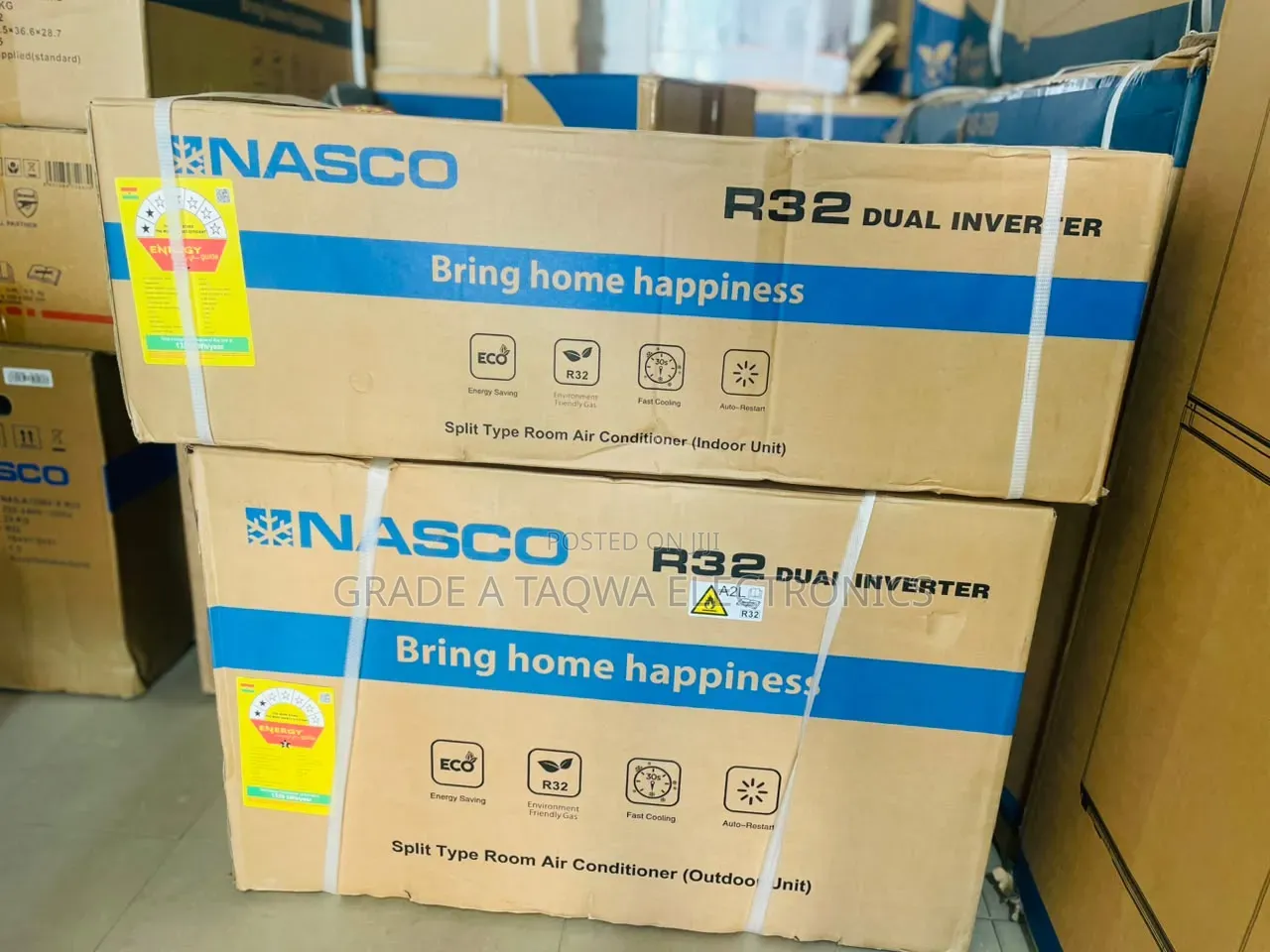 220-240v ~50Hz (P) Nasco 1.5hp Inverter Air Condition