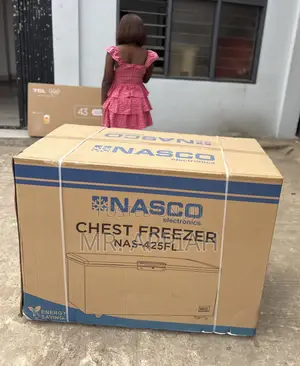 Extremely Authentic Nasco Single Door Chest Freezer;Black