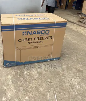 Extremely Authentic Nasco Single Door Chest Freezer;Black