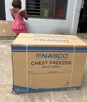 Efficient Nasco Single Door Chest Freezer(Black)400L