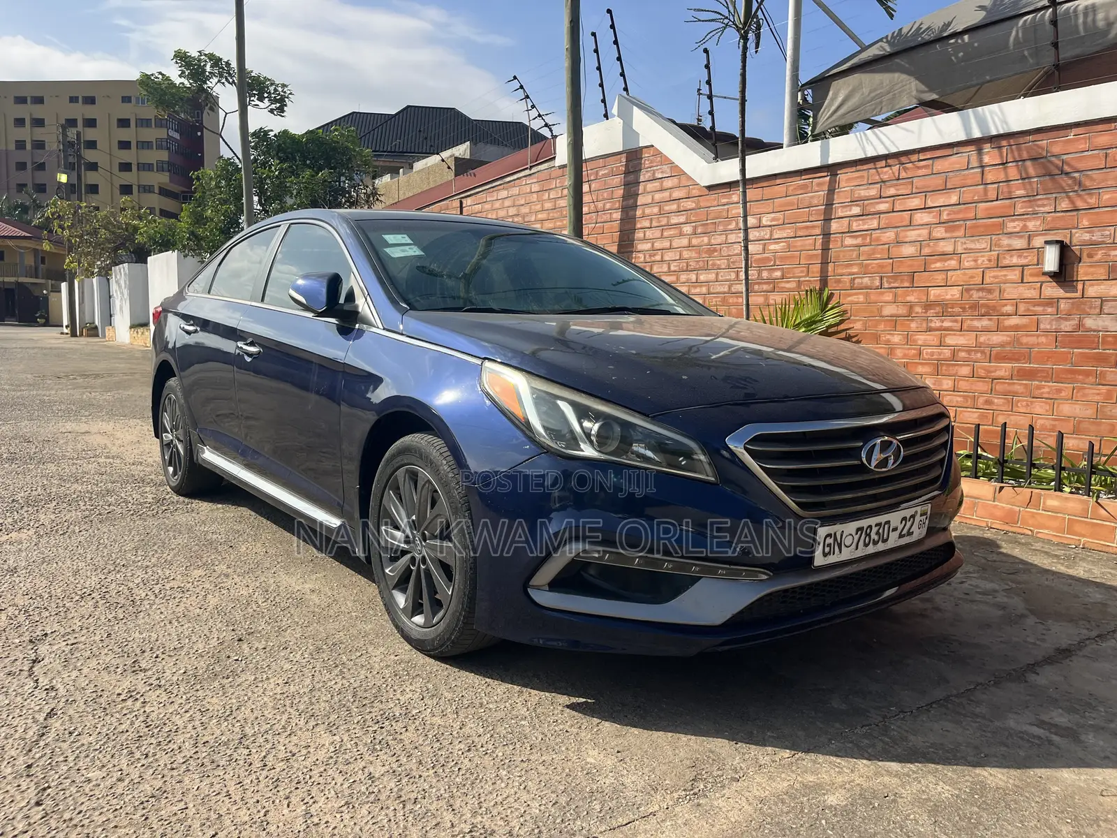 Hyundai Sonata Limited 2.0T Seban (2.0L 4cyl 6A) 2016 Blue