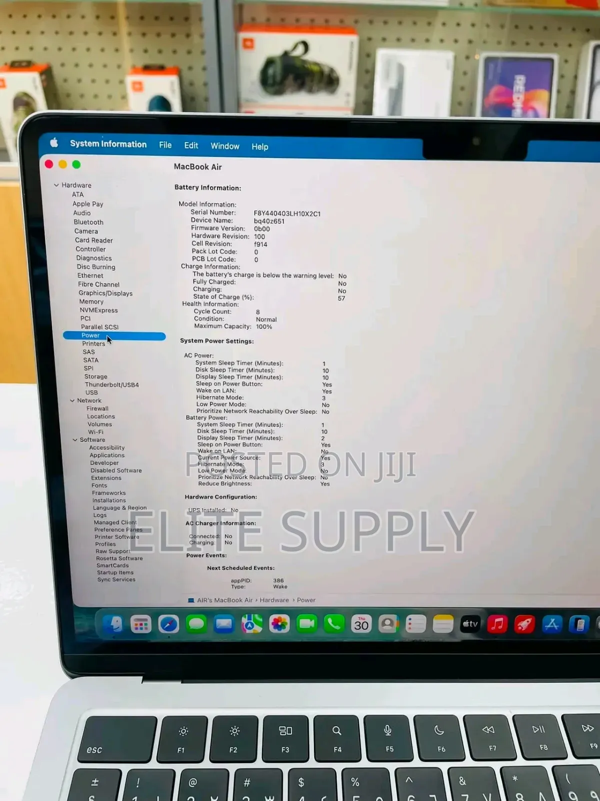 New Laptop Apple MacBook Air 2024 M3 16GB Apple M3 SSD 512GB