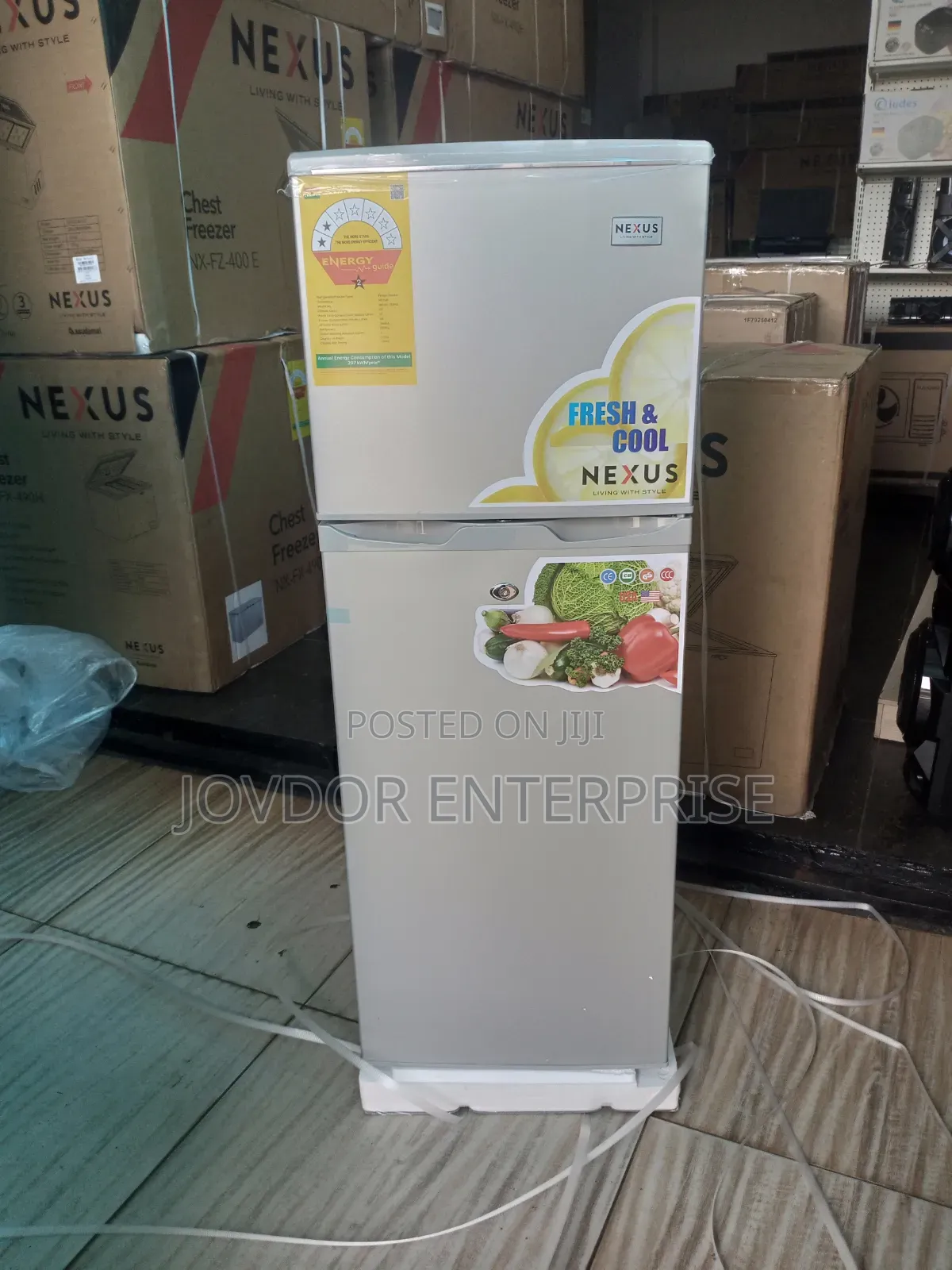 Nexus Double Door Fridge (138ltrs)