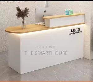 Modern Marble Reception Desk – (Table Size - 150cm)