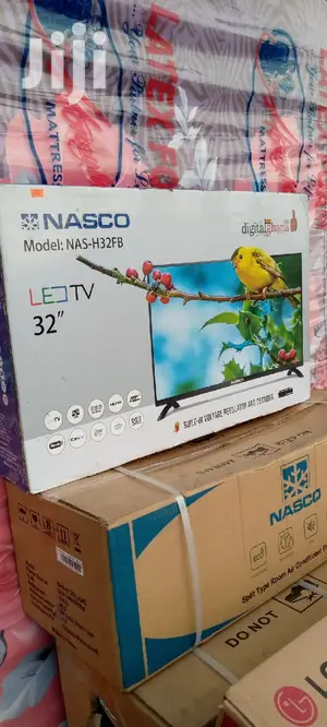 Nasco 32" Tv +Inbuilt Decoder