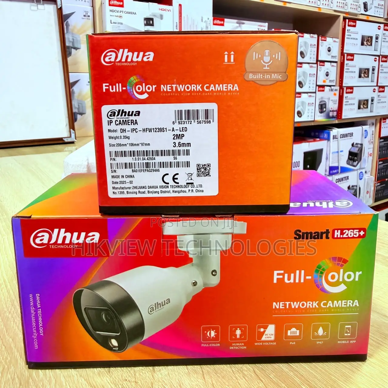 DAHUA IPC-HFW1239S1-A-LED-S52MP Entry Full-Color Fixed-Focal Bullet