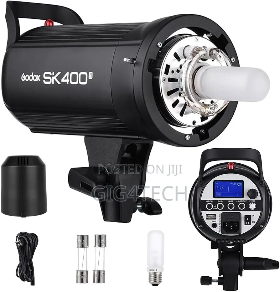 Godox Sk400ii Studio Flash Strobe Light Bowens Mount