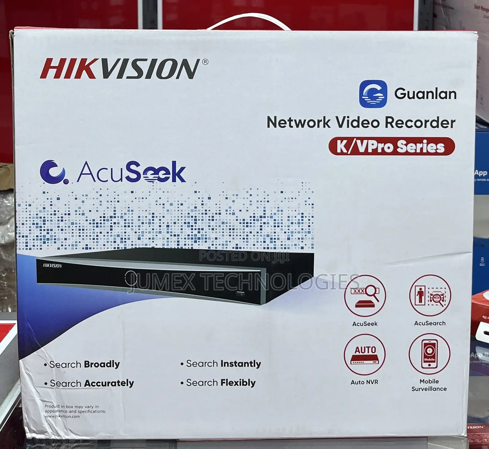 Hikvision Acuseek 16ch Non Poe NVR Ds-7616nxi-/Vpro Guanlan