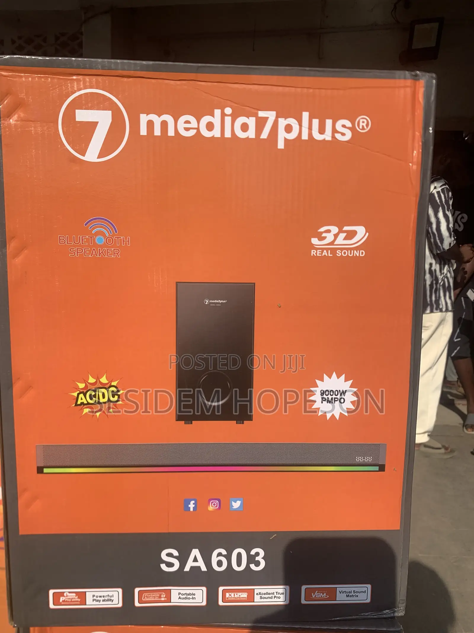 Media7plus SA603 Bluetooth Soundbar Speaker System