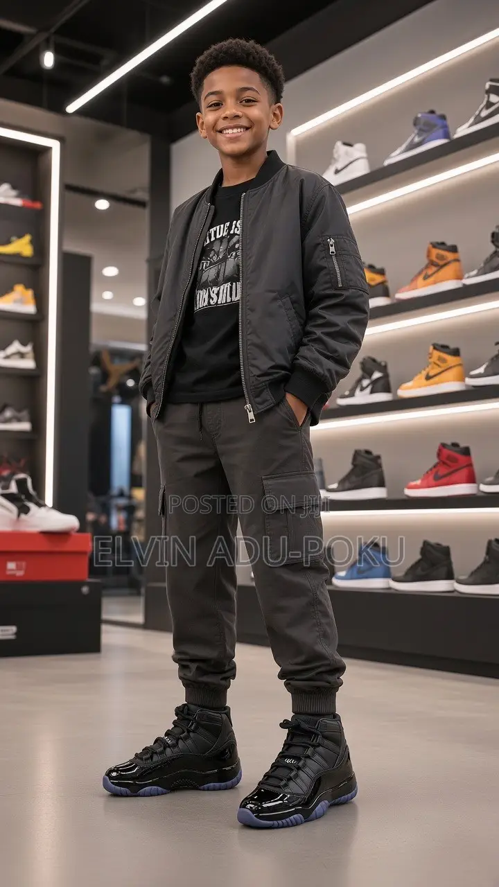 AVAILABLE IN | 25 — 35 | for Kids AIR JORDAN 11 | BLACK CAT