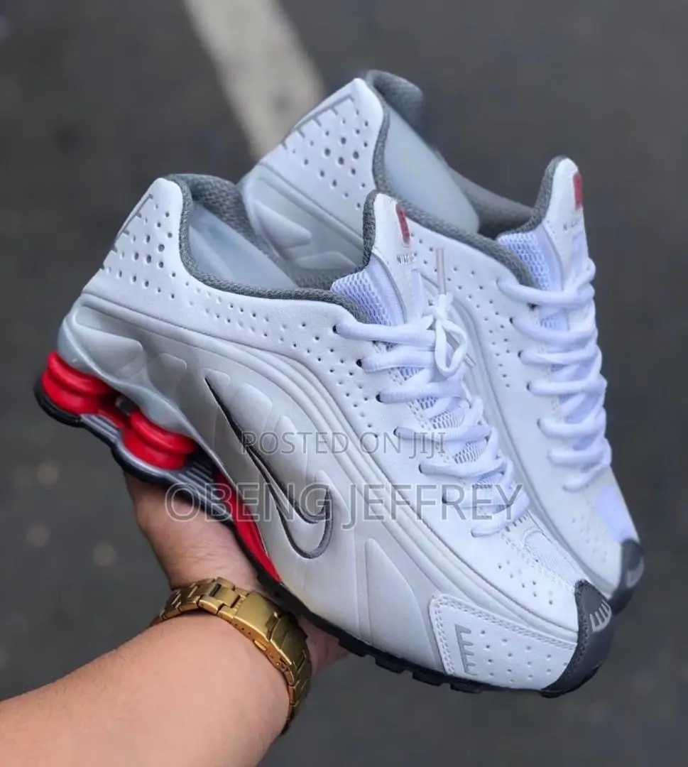 Original Nike Shox R4 White/Silver