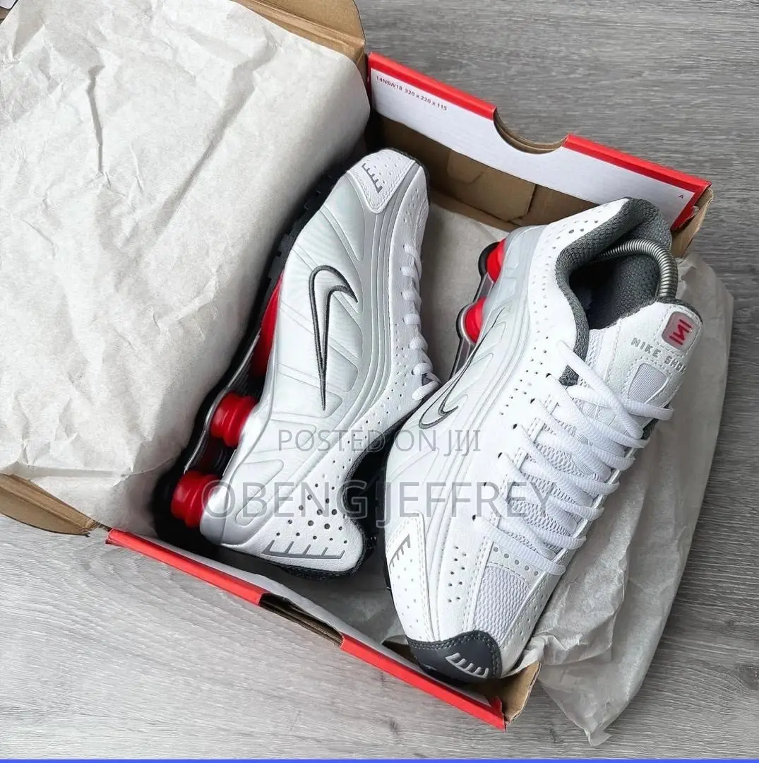 Original Nike Shox R4 White/Silver