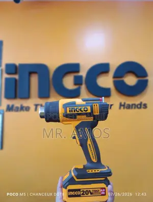 Industrial Cordless Heat Gun With 4PCs Accessories Incl. - HGLI20065
