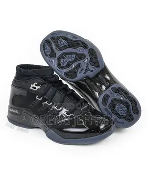 Original Air Jordan 17 Low SP Patent Leather Black