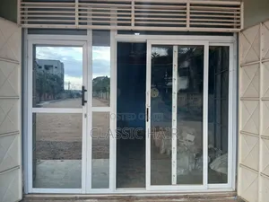 Aluminium Glass Door for Shops