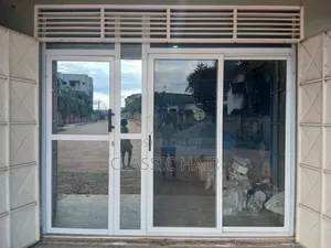 Aluminium Glass Door for Shops
