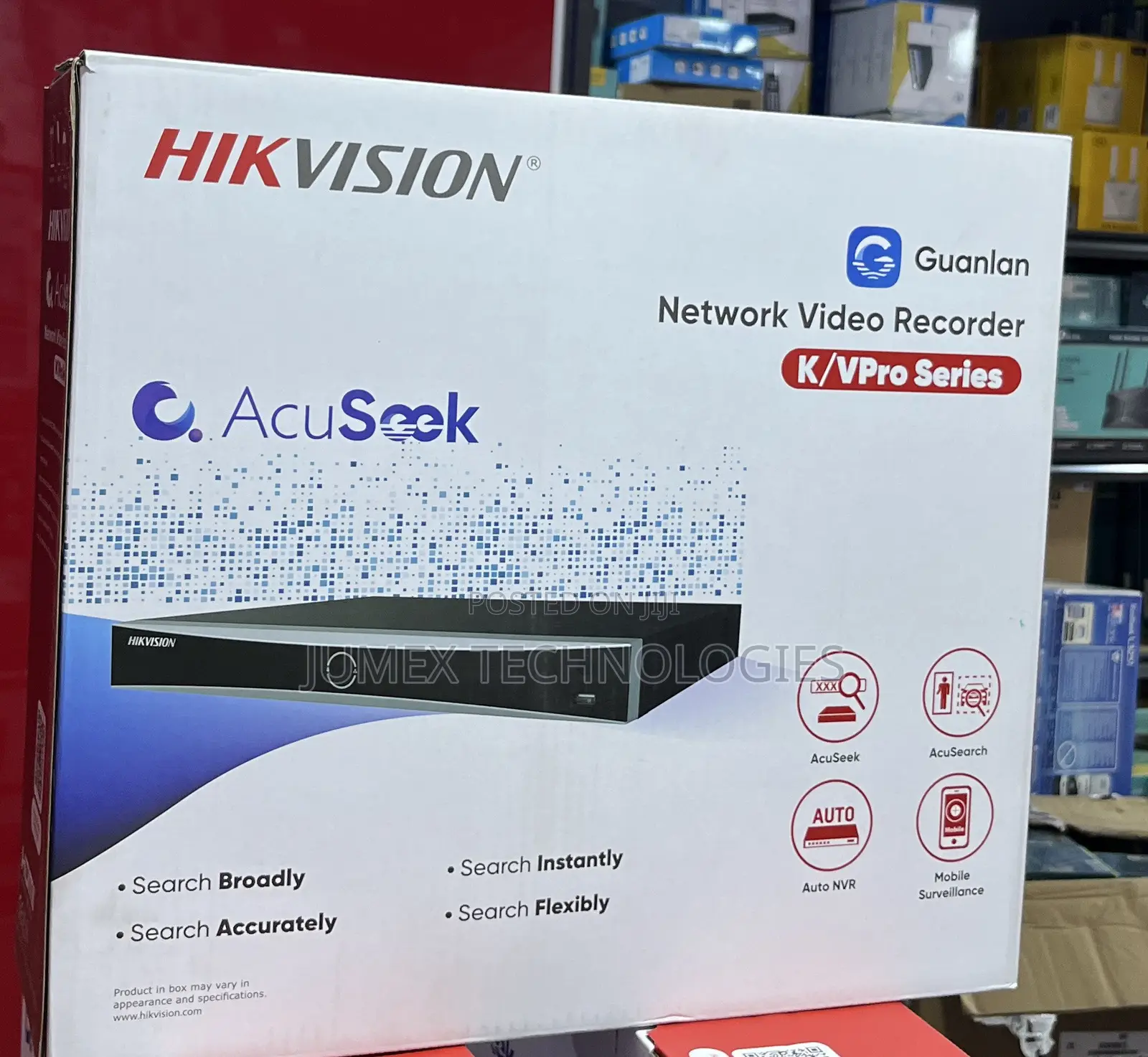 Hikvision Acuseek 32ch Non Poe NVR Ds-7632nxi-/16p/Vpro Guanlan