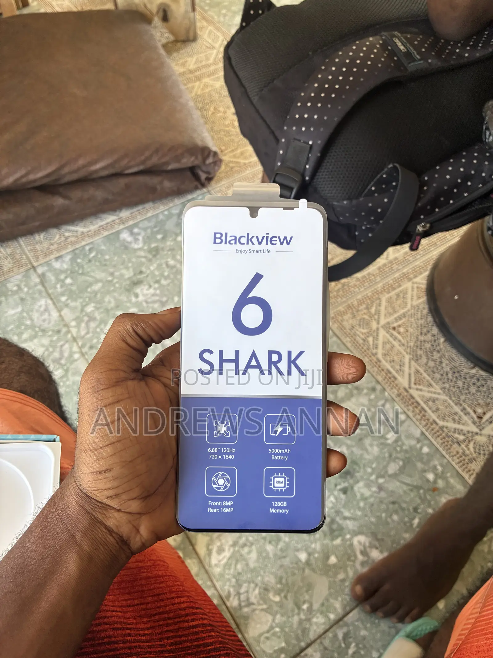New Blackview Shark 6 128 GB Blue
