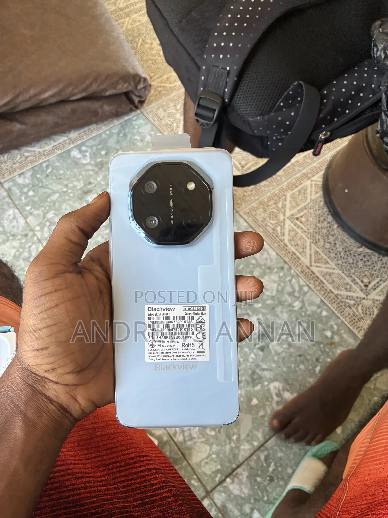 New Blackview Shark 6 128 GB Blue