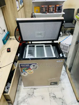Grab the New Nasco 150L 2-Star Chest Freezer Gold Colour [NAS-200FL-G]