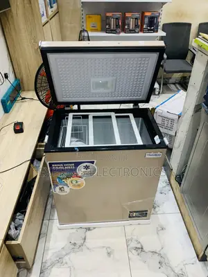 Grab the New Nasco 150L 2-Star Chest Freezer Gold Colour [NAS-200FL-G]
