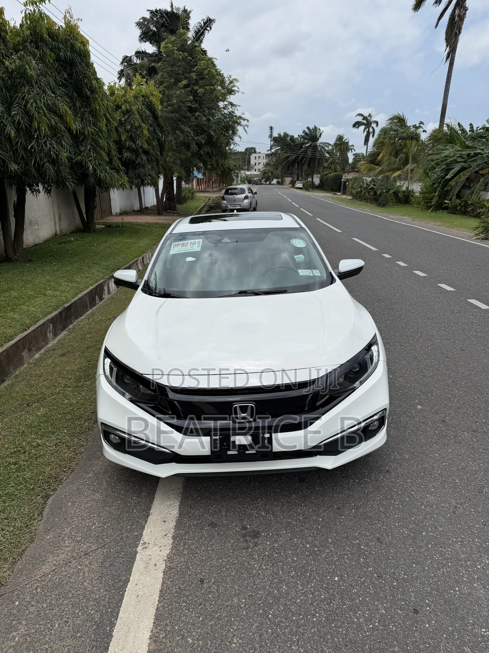Honda Civic EX-L Sedan 2019 White