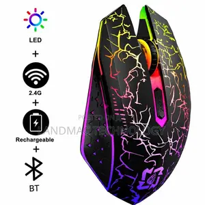 Wireless and Bluetooth Dual-Mode Rechargeable Gaming Mouse