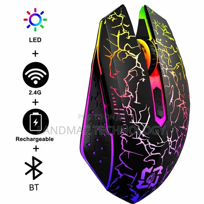 Wireless and Bluetooth Dual-Mode Rechargeable Gaming Mouse
