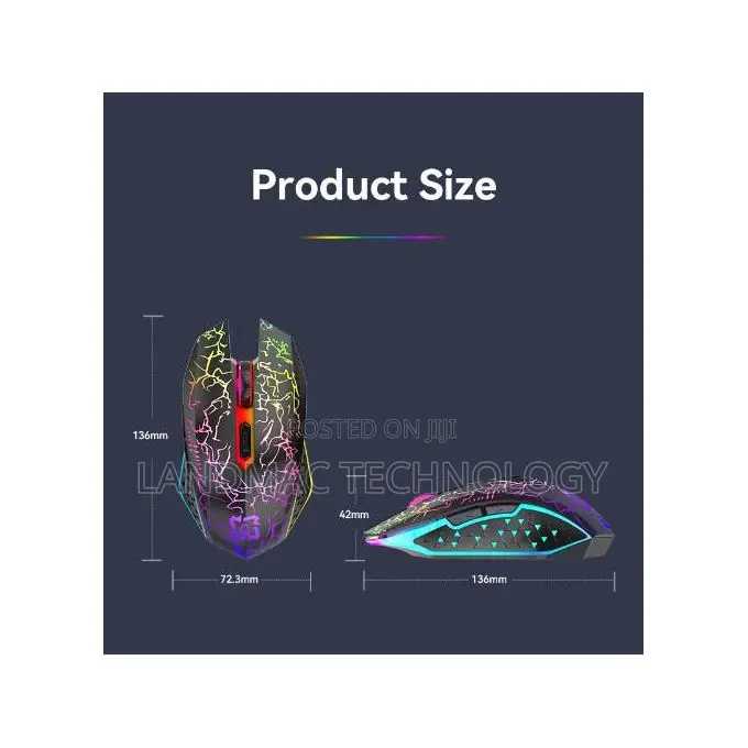 Wireless and Bluetooth Dual-Mode Rechargeable Gaming Mouse