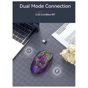 Wireless and Bluetooth Dual-Mode Rechargeable Gaming Mouse