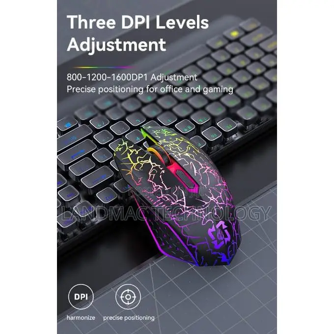Wireless and Bluetooth Dual-Mode Rechargeable Gaming Mouse