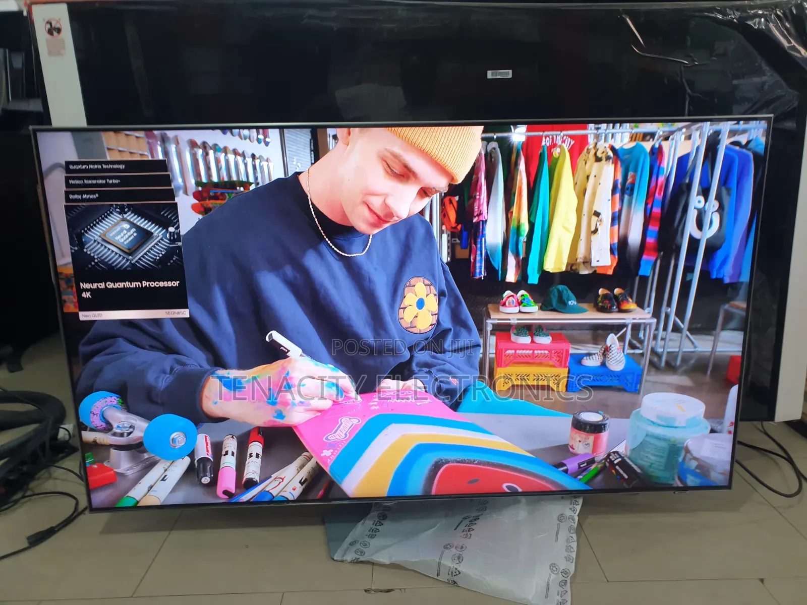 New Neo Qled Samsung 55"uhd HDR Smart Satellite TV