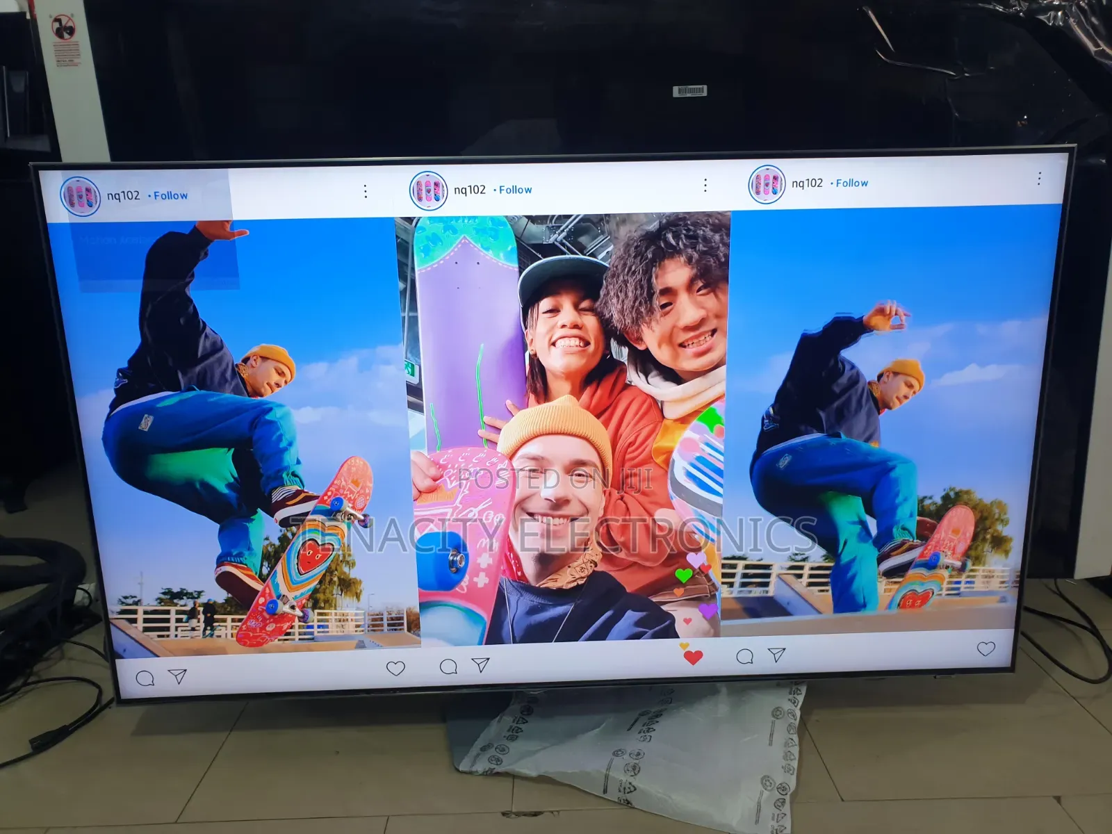 New Neo Qled Samsung 55"uhd HDR Smart Satellite TV