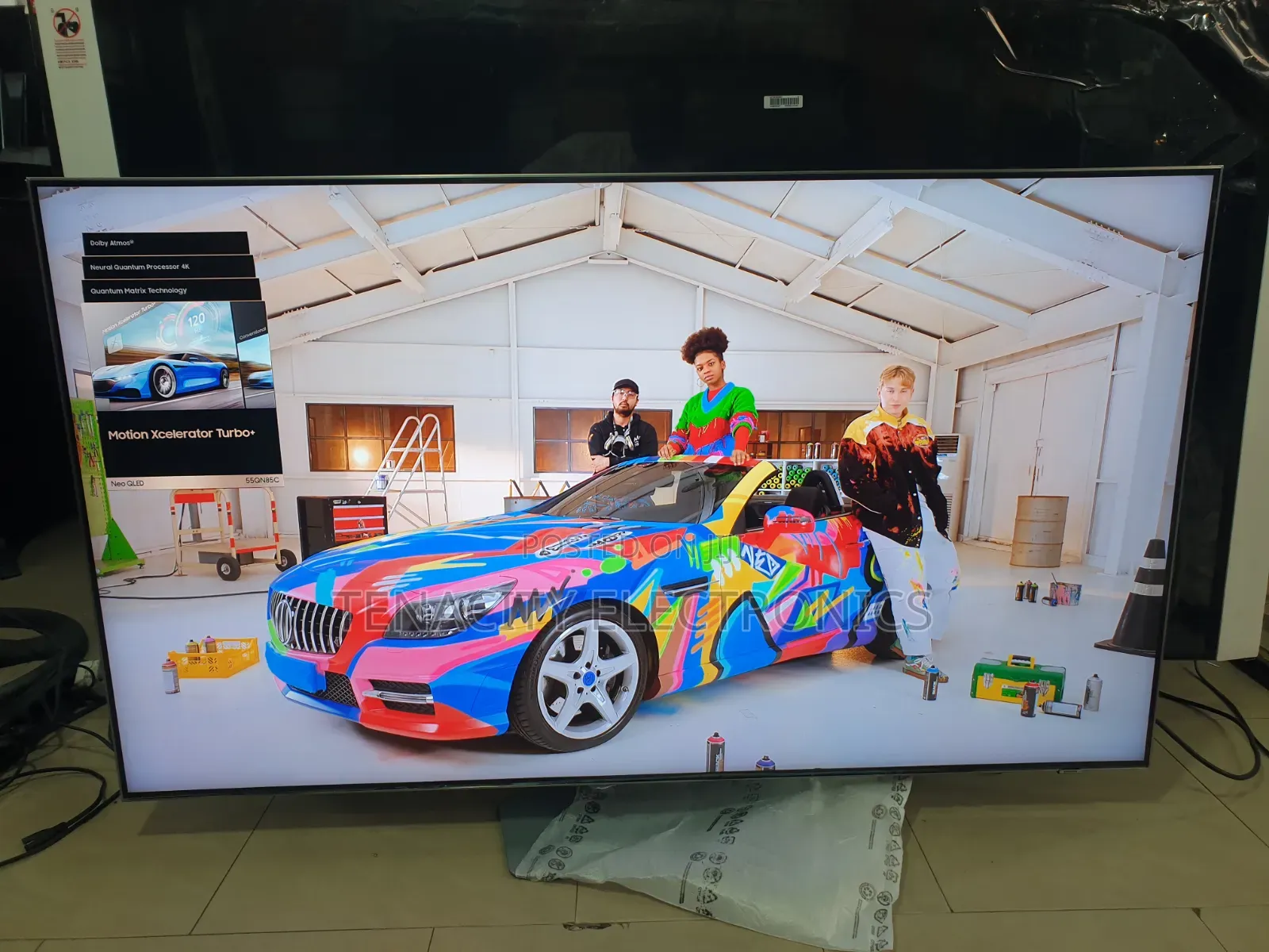 New Neo Qled Samsung 55"uhd HDR Smart Satellite TV