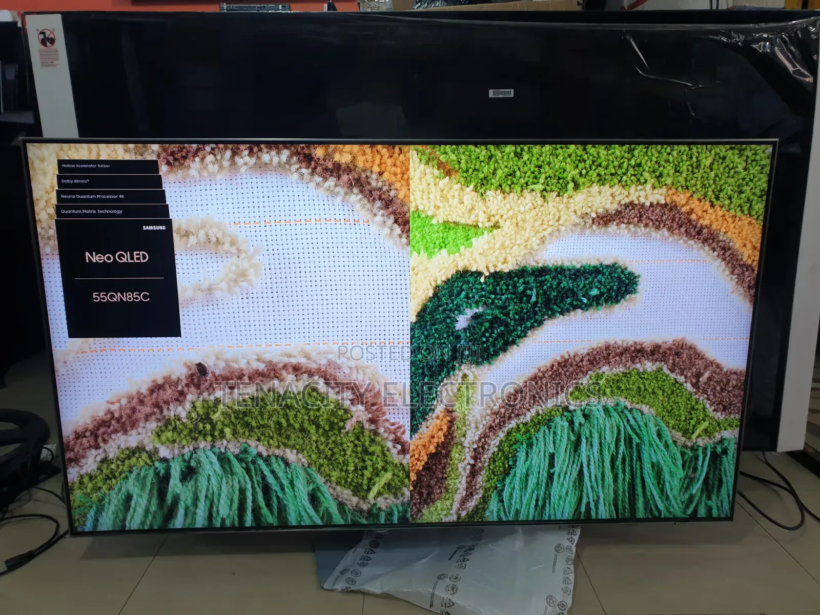 New Neo Qled Samsung 55"uhd HDR Smart Satellite TV