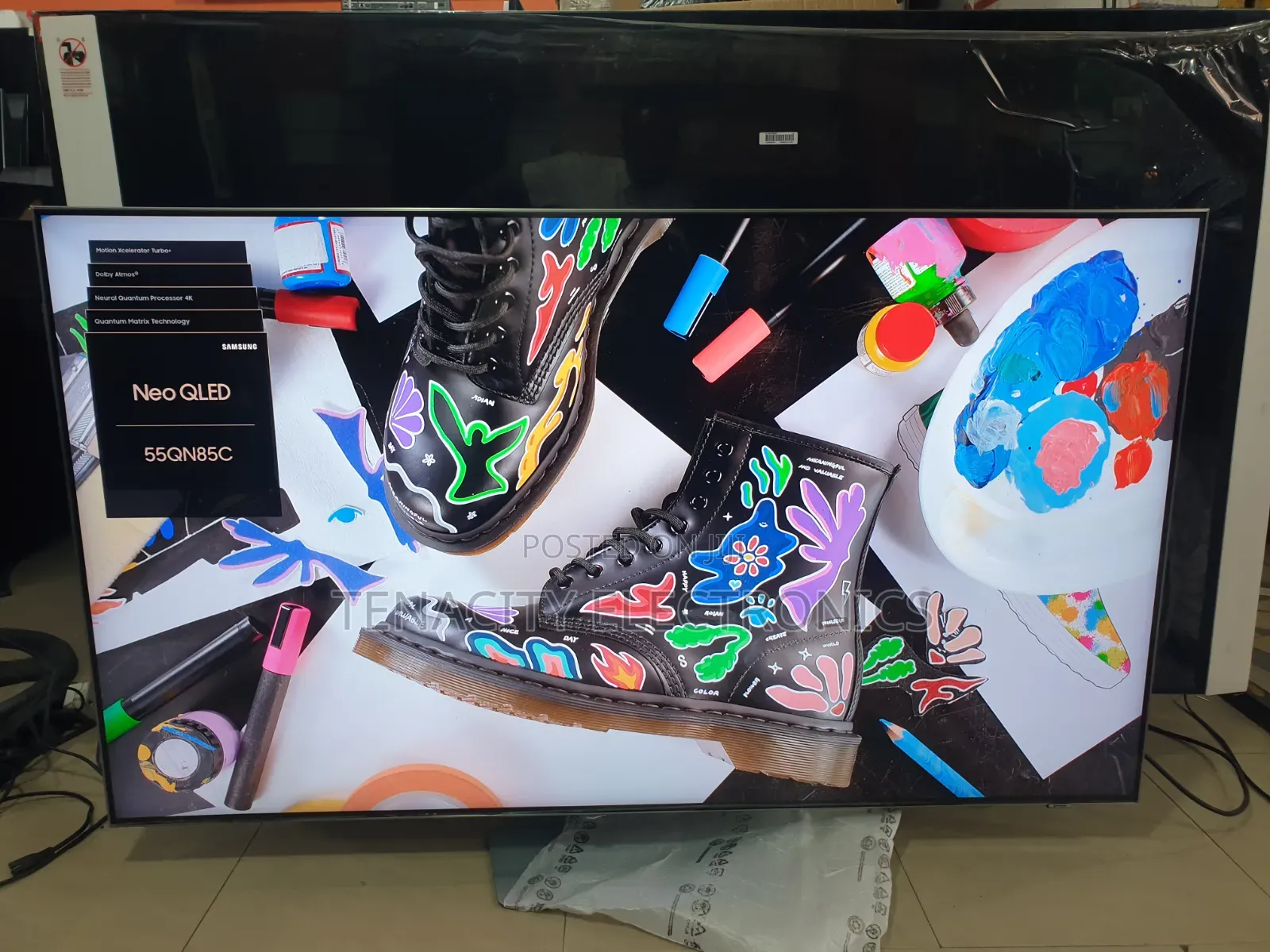 New Neo Qled Samsung 55"uhd HDR Smart Satellite TV