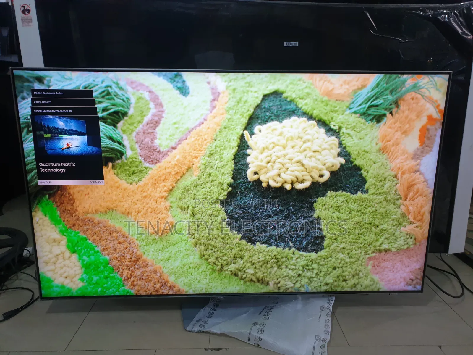 New Neo Qled Samsung 55"uhd HDR Smart Satellite TV
