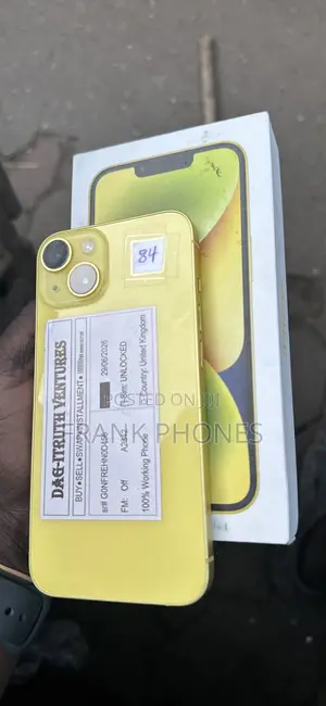 New Apple iPhone 14 128 GB Yellow